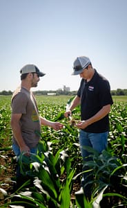 Agronomist and Farmer in Filed
